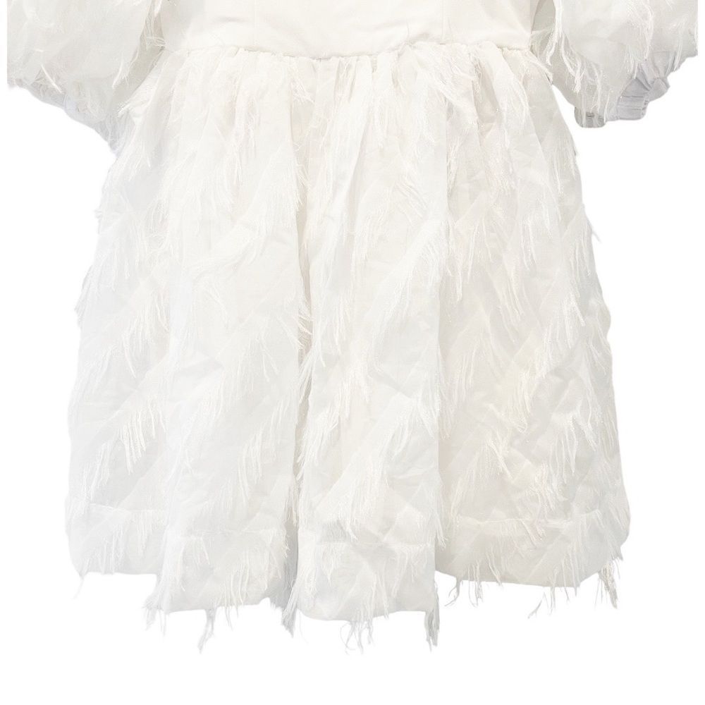 Black Halo Pepper Mini Dress White in Size 4 - Picture 5 of 10
